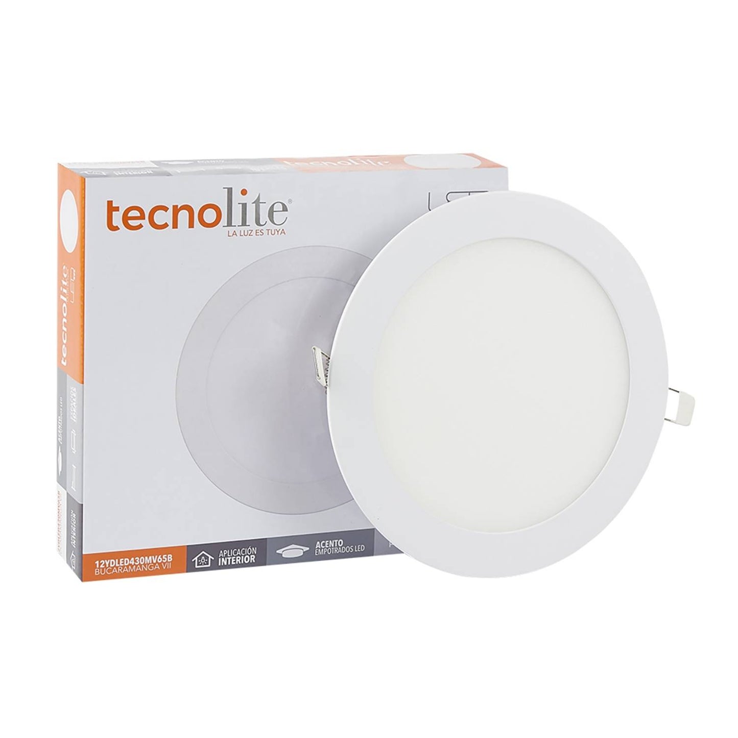 Panel LED Empotrable Redondo 18 W 6500 K 1 260 lm