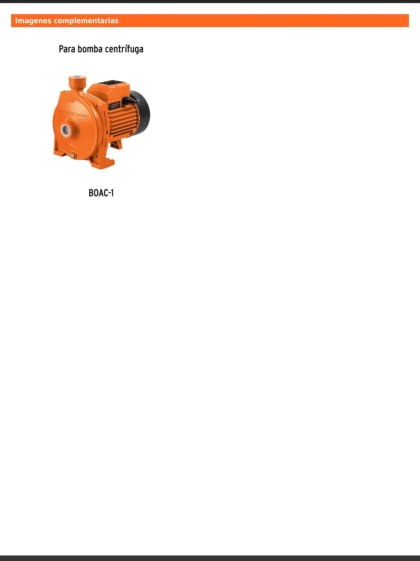 Soporte nivelador para bomba BOAC de 1