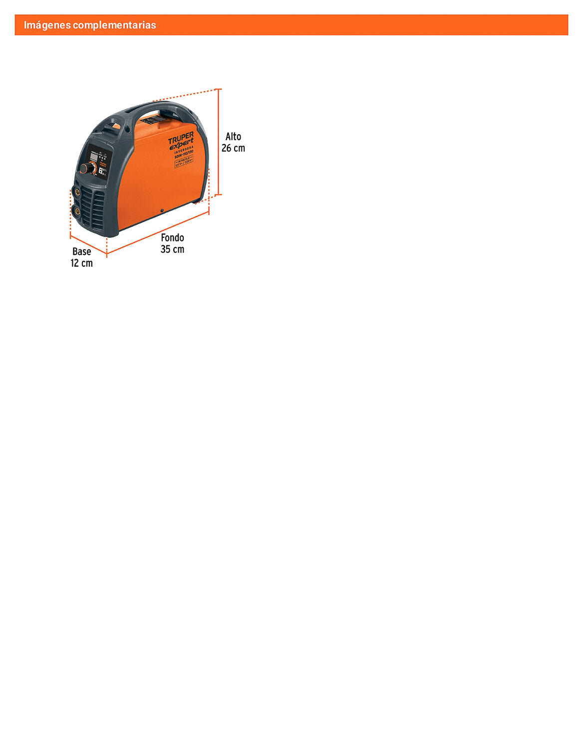 Soldadora inversora 130A de doble voltaje