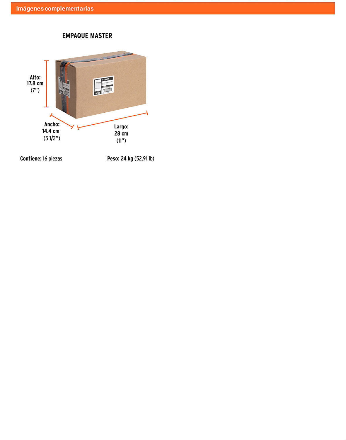 Caja 5000 clavos calibre 18 35 mm
