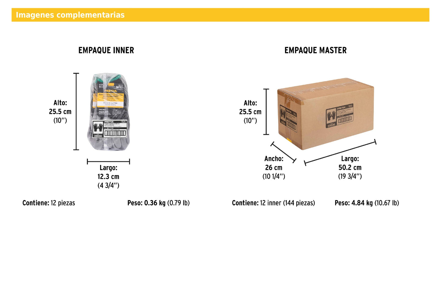 Guantes textiles con recubrimiento de poliuretano