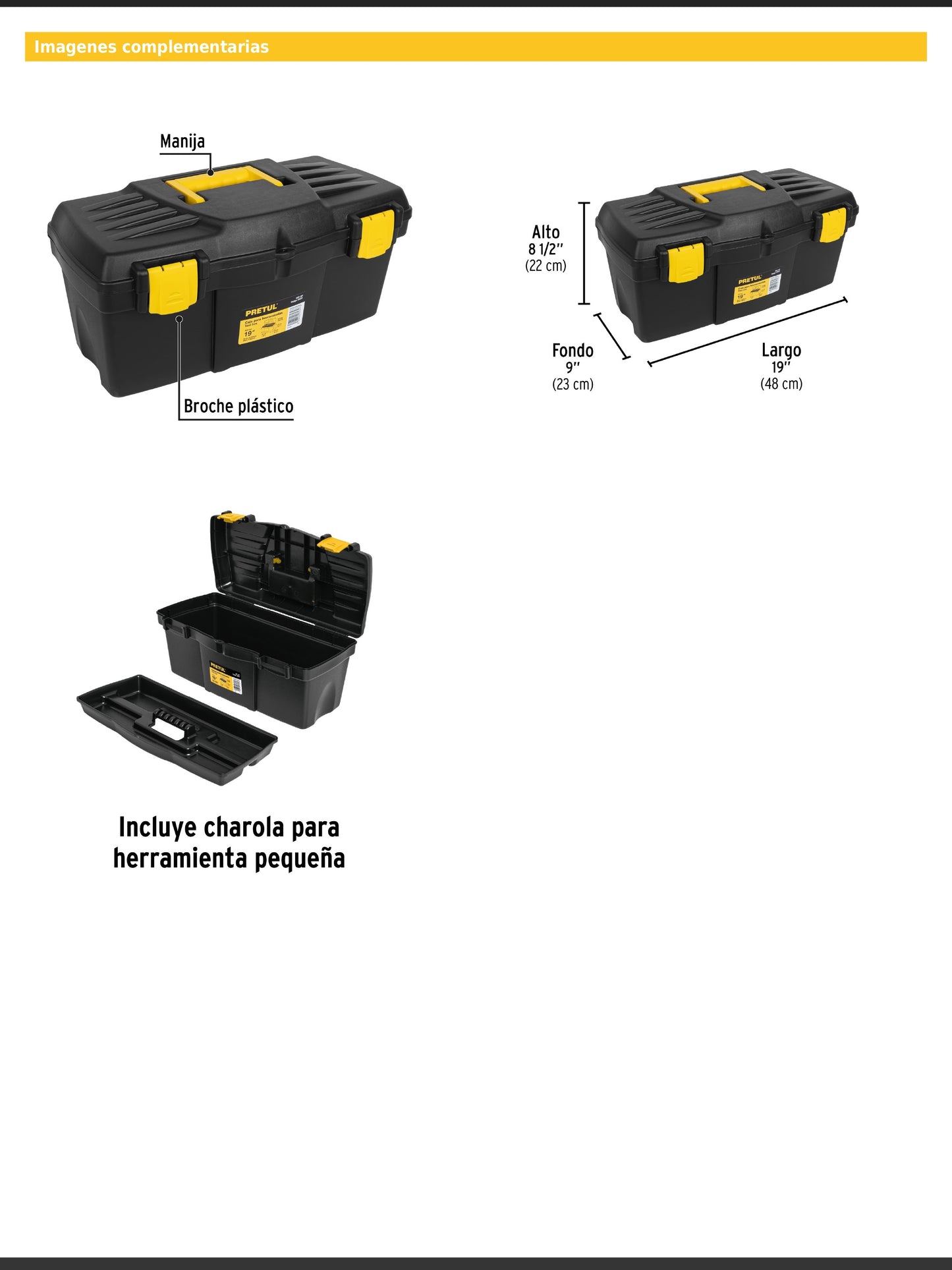 Caja para herramienta de 19"
