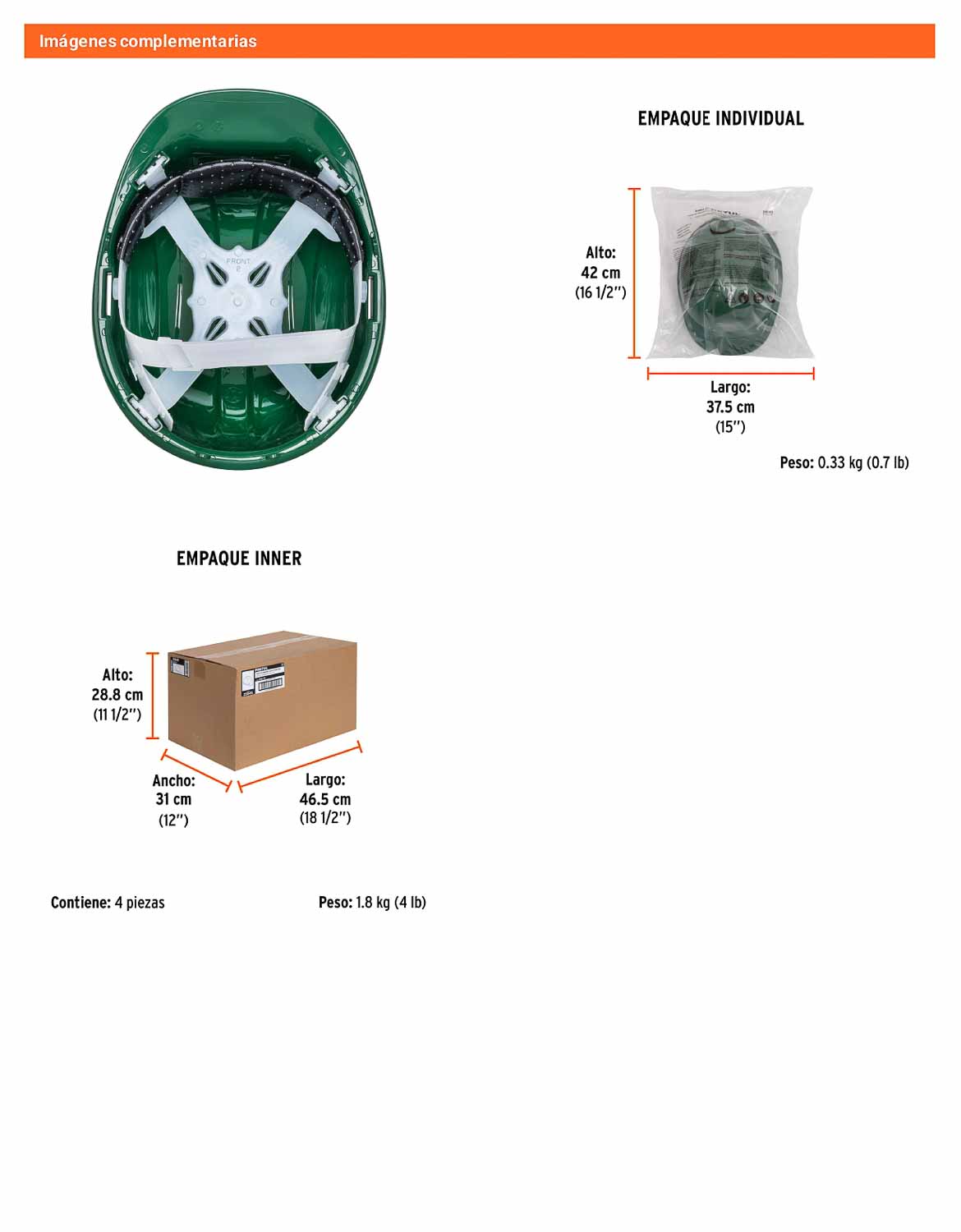 Casco de Seguridad Industrial con Ajuste por Intervalos Verde