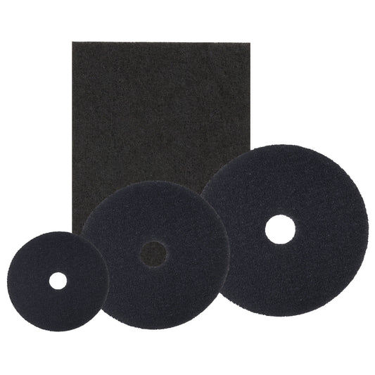 Disco Negro para Pulidora de Piso 20 Pulgadas para Quitar Cera