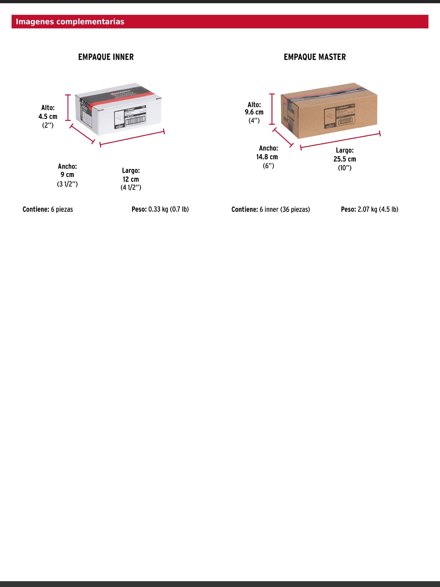 Bisagras rectangulares de 2 pulgadas en acero latonado