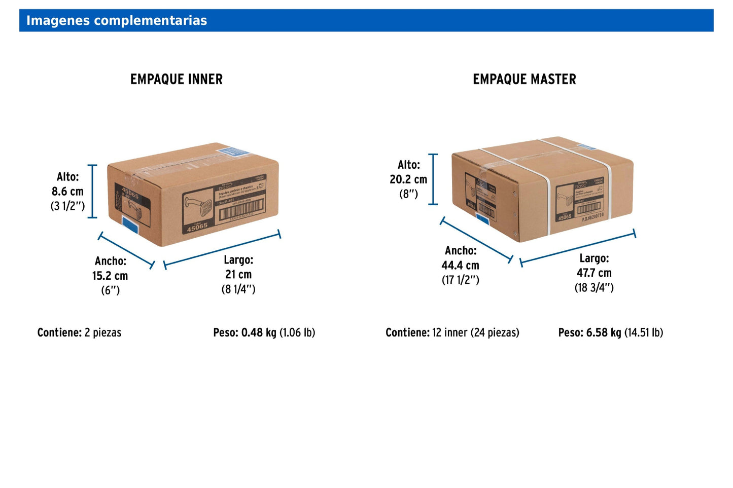 Regadera cuadrada de 3-3/4" con brazo y chapetón de acero