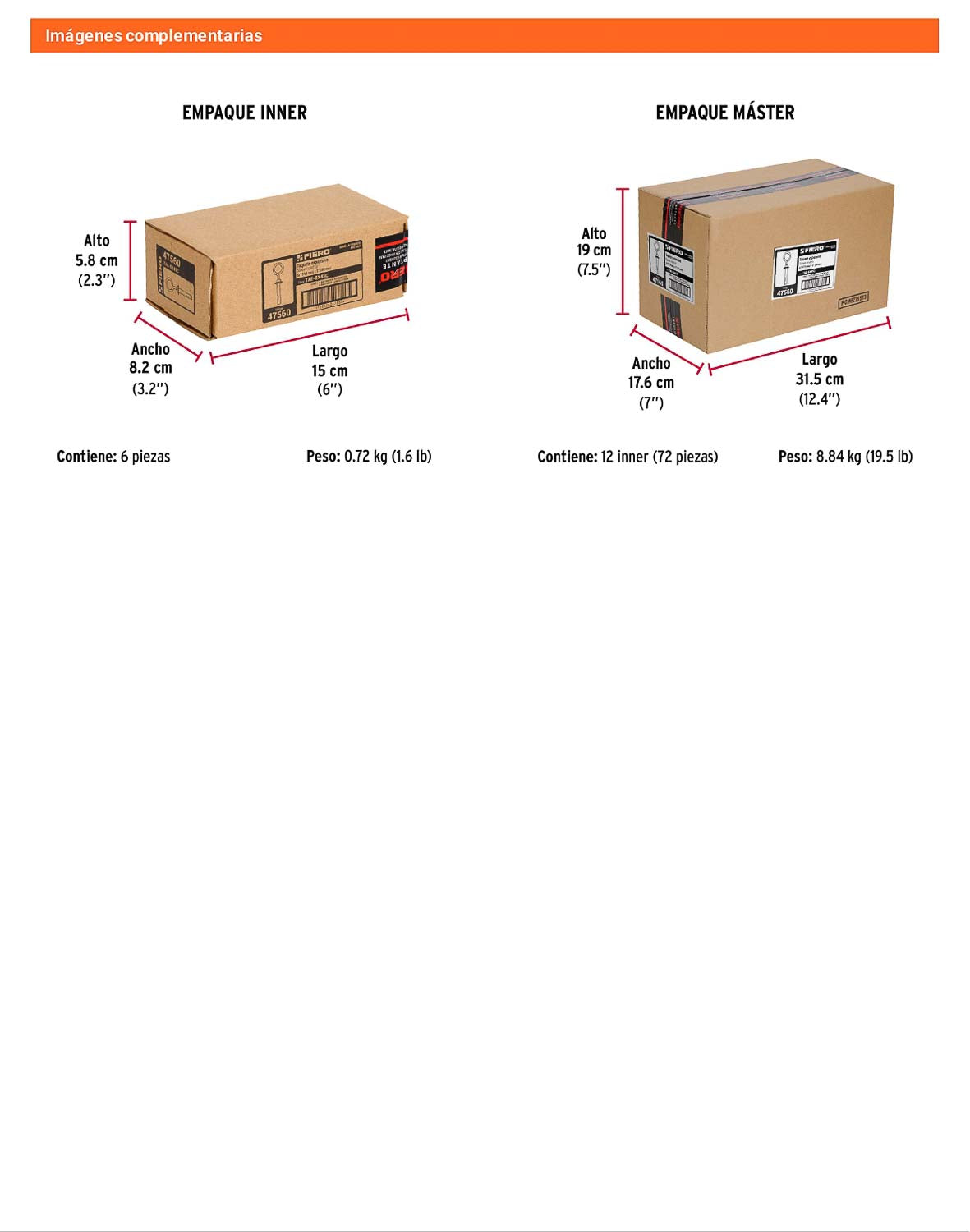 4 Taquetes Expansivos 8x50 mm Armella Cerrada