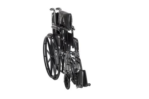 Silla de Ruedas Manual Plateada