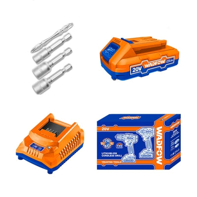 Combo Atornillador de Impacto y Taladro 20 V con Batería