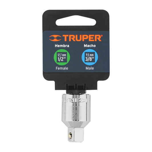 Adaptador matraca 1/2 pulg a 3/8 pulg