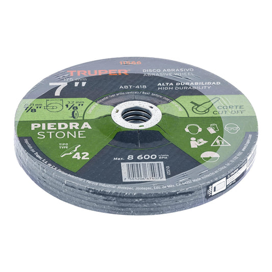 Disco de corte para piedra de 7 pulgadas con espesor de 3.2 mm