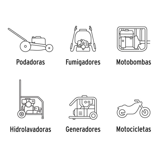 Aceite semi-sintético 4 tiempos de 400 ml SAE 10W-30