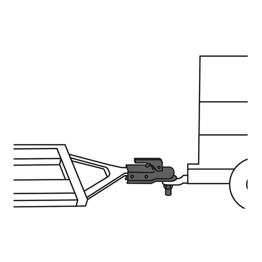 Acoplador para remolque para bola de 1-7/8"