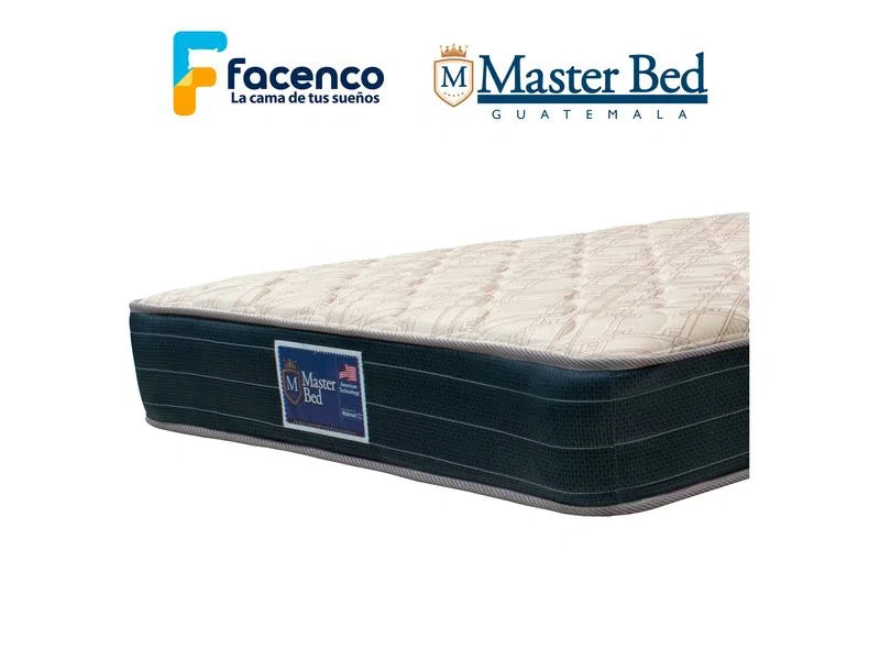 Colchón Marca Masterbed Dorada Estandar Tamaño Individual Confort Suave