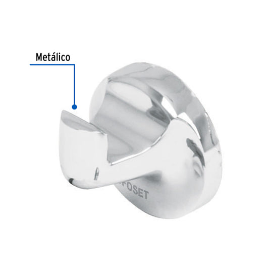 Gancho sencillo metálico para toalla