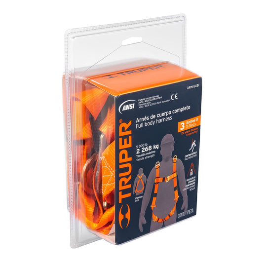 Arnés de cuerpo completo con 3 anillos