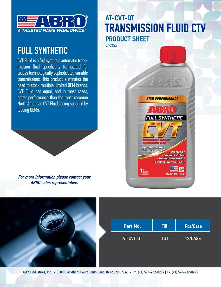 Aceite de Transmisión CVT Full 1/4 Galón
