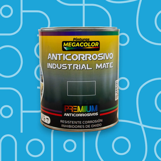 Anticorrosivo industrial para metal con acabado mate