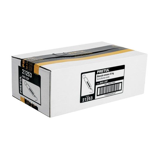 Báscula de resorte con capacidad de 25 kg