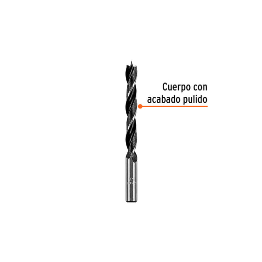 Broca con punta centradora para madera 3/8" · vista 2
