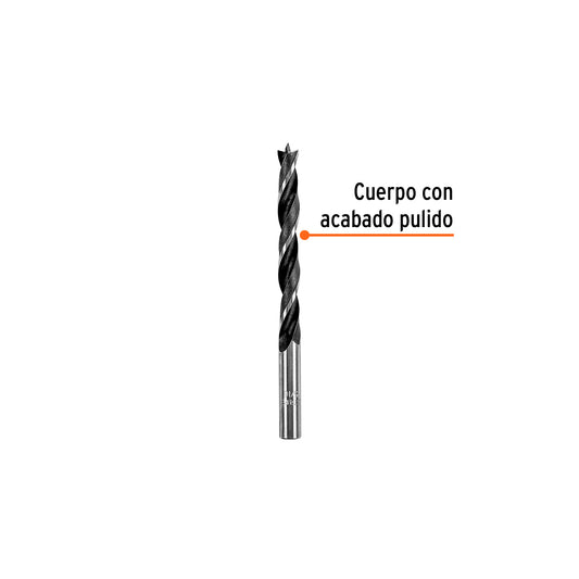 Broca para madera con punta centradora de 5/16"