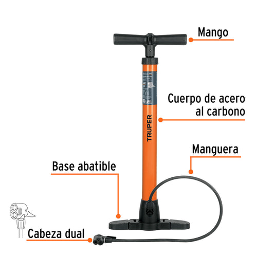 Bomba manual para inflar