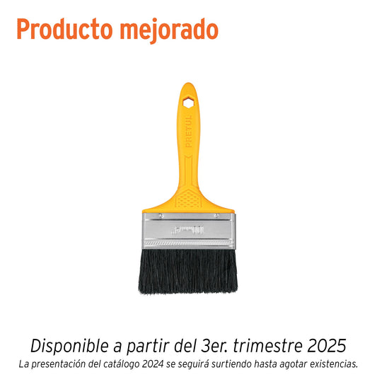 Brocha uso general de 4 pulgadas con mango de plástico