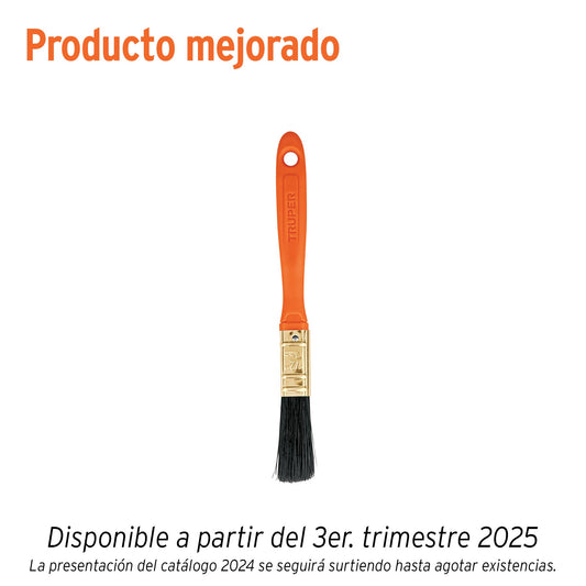 Brocha profesional de 1/2 pulgada con mango de plástico