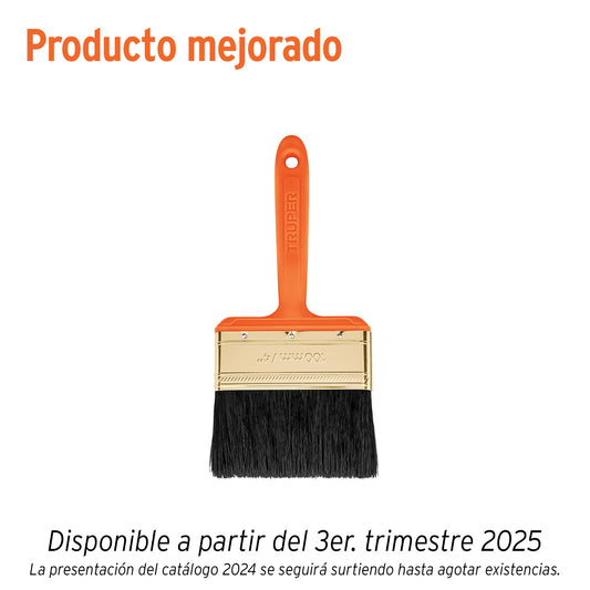 Brocha profesional de 4 pulgadas con mango de plástico