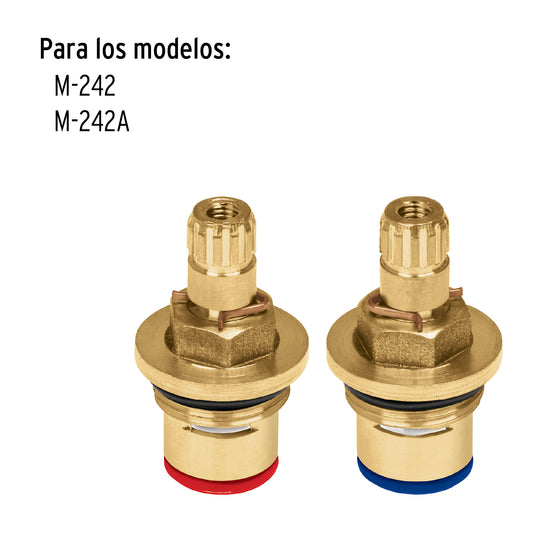 Bolsa con 2 cartuchos cerámicos para M-242 y M-242A
