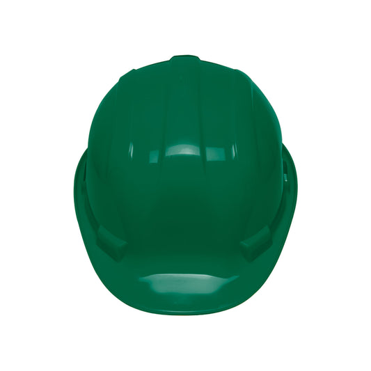 Casco de Seguridad Industrial con Ajuste por Intervalos Verde