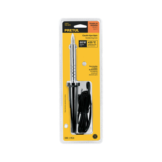 Cautín de 60 W tipo lápiz para trabajo pesado