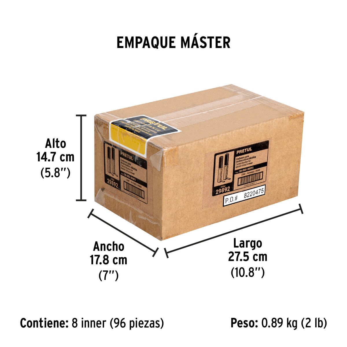 Bolsa con 2 carbones de repuesto para DES-300P3 · vista 4