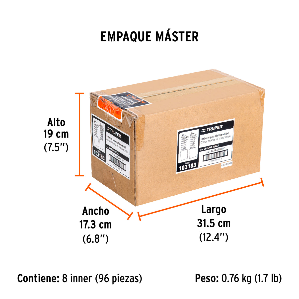 Bolsa con 2 carbones de repuesto para LIOR-1/4A3 · vista 4