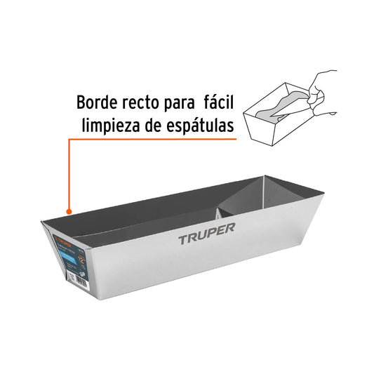 Charola de 12 pulg de acero inoxidable - SKU 100798