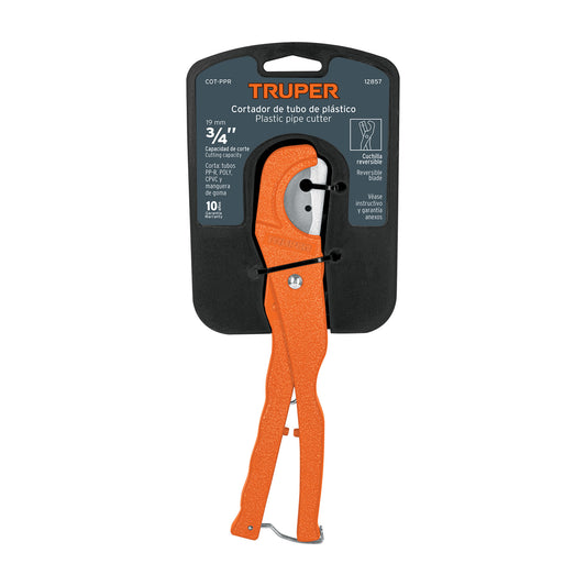 Cortador de tubo plastico capacidad 19 mm