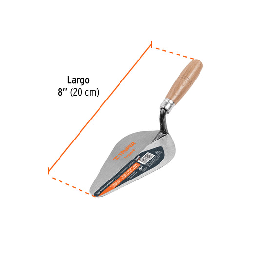 Cuchara para Albañil 8" Forjada Tipo Centroamericana