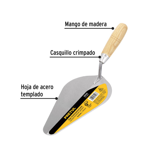 Cuchara para albañil de 9 pulgadas tipo Centroamericana