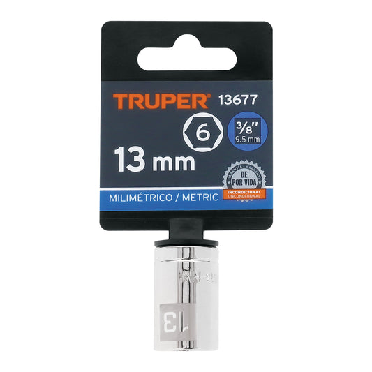 Dado 13 mm cuadro 3/8 pulg