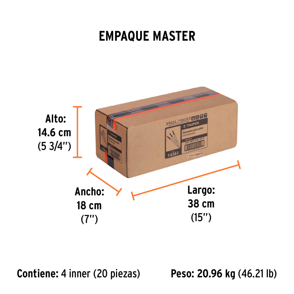 Bolsa con 1 kg de electrodos 6013 de 1/8" · vista 5