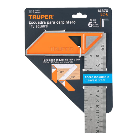 Escuadra de aluminio para carpintero 6