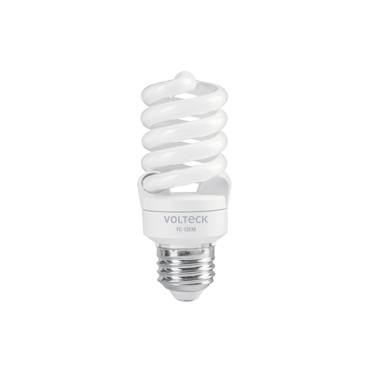 Lámpara espiral mini T2 de 13 W con luz de día