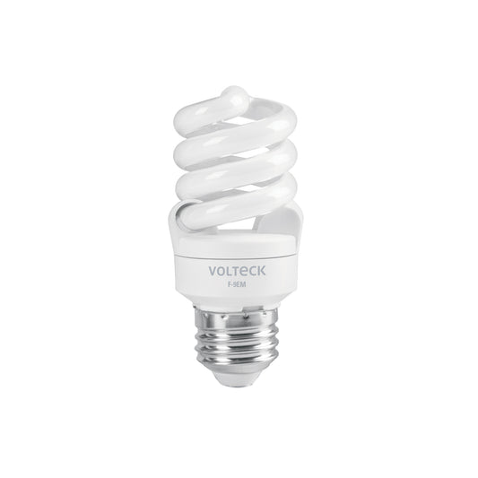 Lámpara espiral mini T2 de 9 W con luz de día