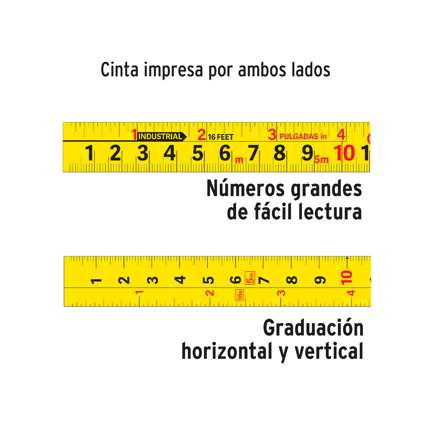 Flexómetro Auto-Lock Contra Impactos 3m Cinta 16 mm