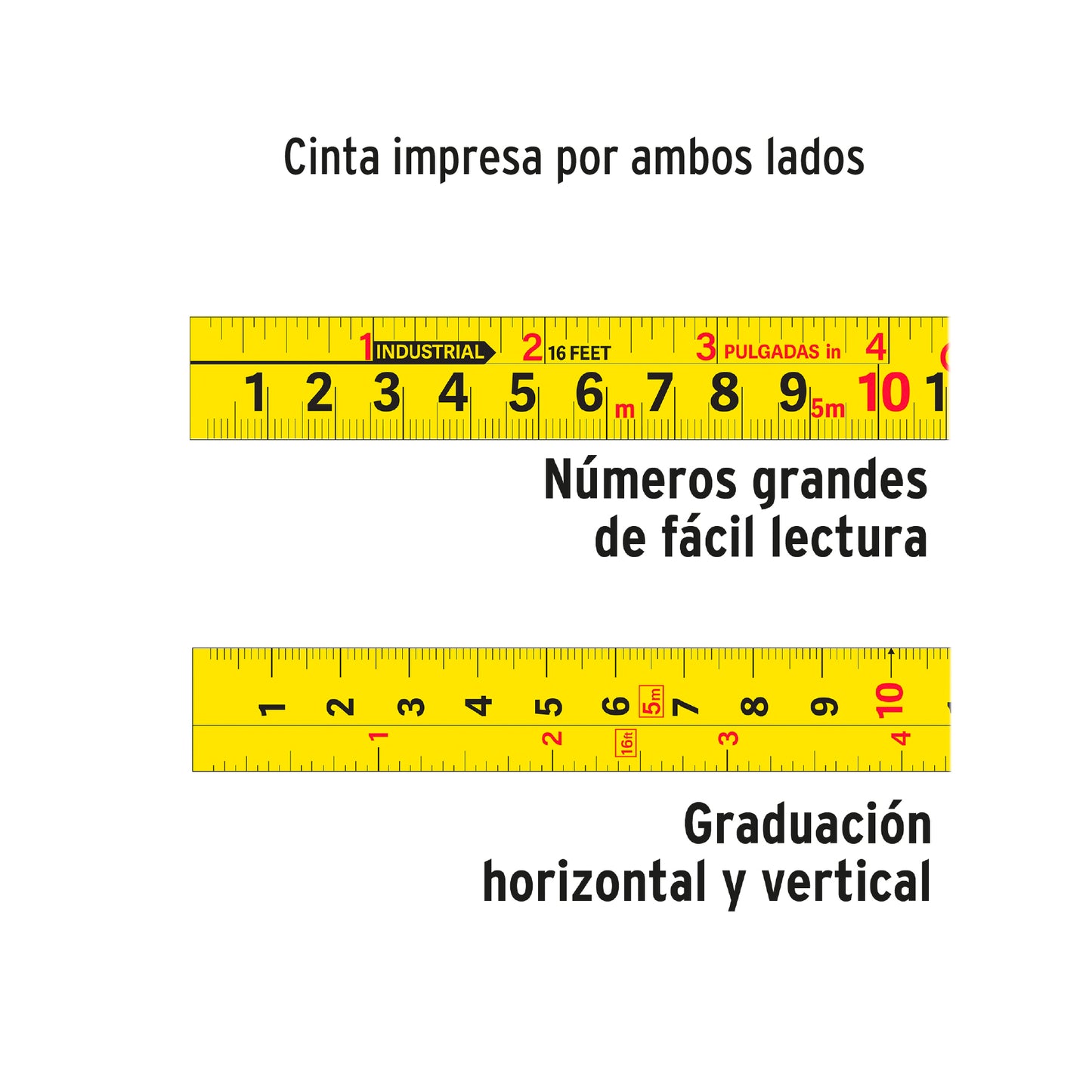 Cinta métrica Gripper contra Impactos 8 m cinta 25 mm