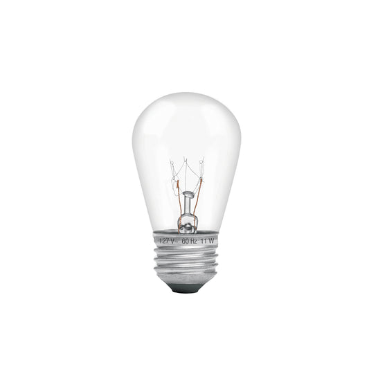 Lámpara incandescente S14 de 11 W con luz cálida