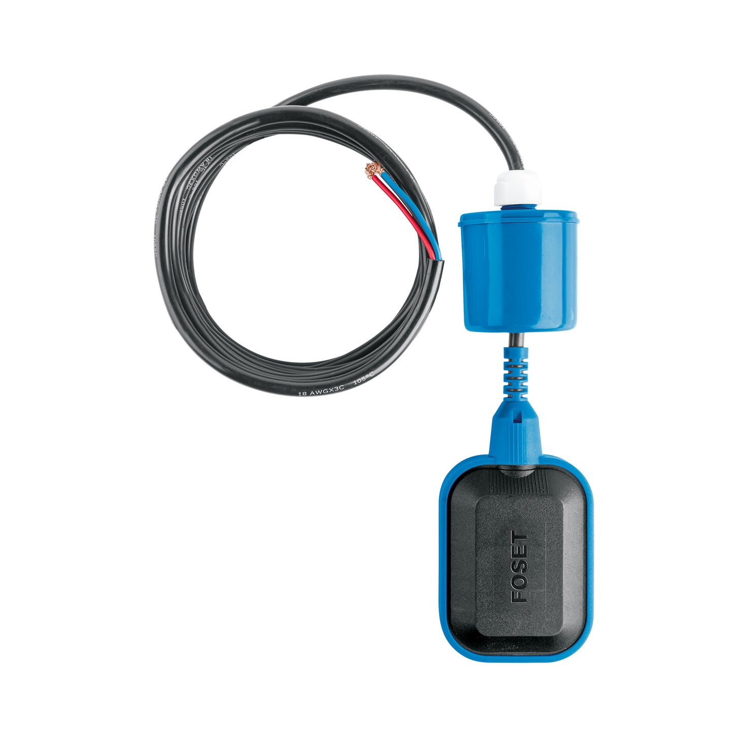Flotador eléctrico de polipropileno con cable de 3 m
