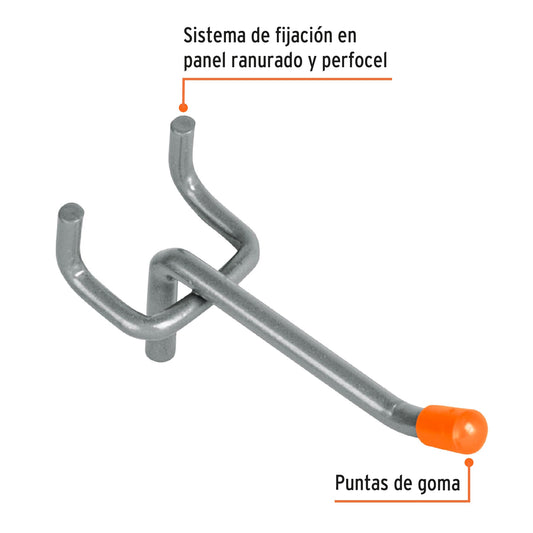 Gancho recto de 2 pulgadas para perfocel