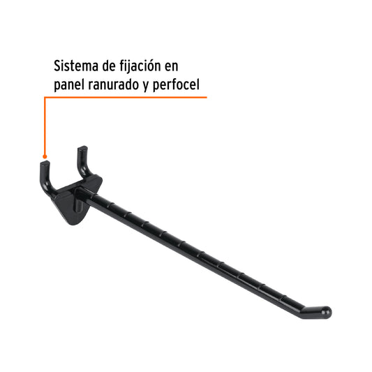Gancho de plástico de 6 pulgadas perfocel