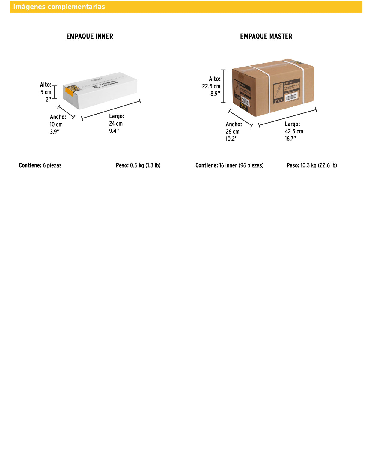 Desarmador de cruz 1/4 x 4 pulgadas con mango de PVC